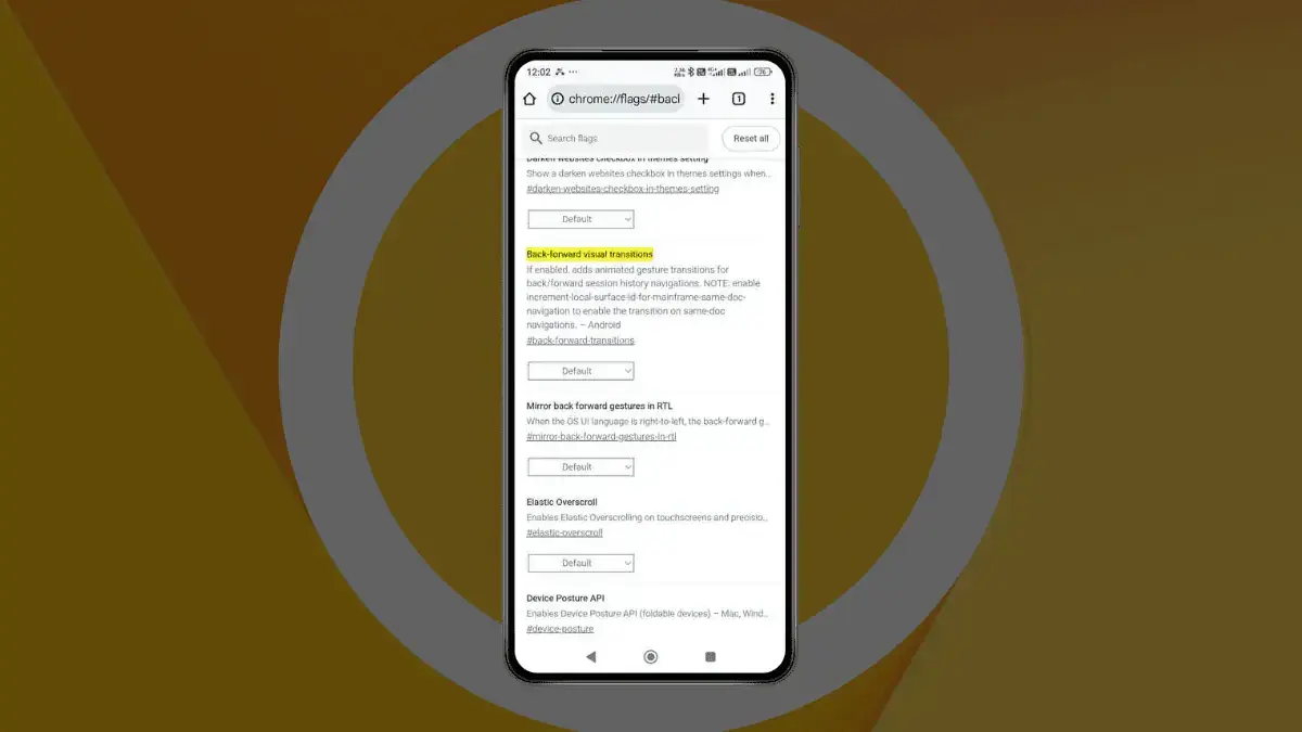 Back/Forward Cache flag in Chrome Canary | Image credit — MSPowerUser - Chrome for Android may get an iOS-style navigation gesture