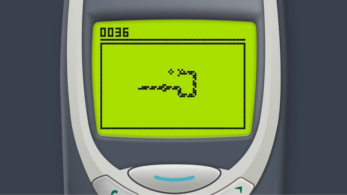 Nokia&amp;#039;s classic Snake game