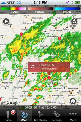 iMapWeather Radio app brings location-based emergency weather alerts to iOS