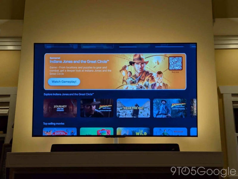 An image of the most recent Google TV ads