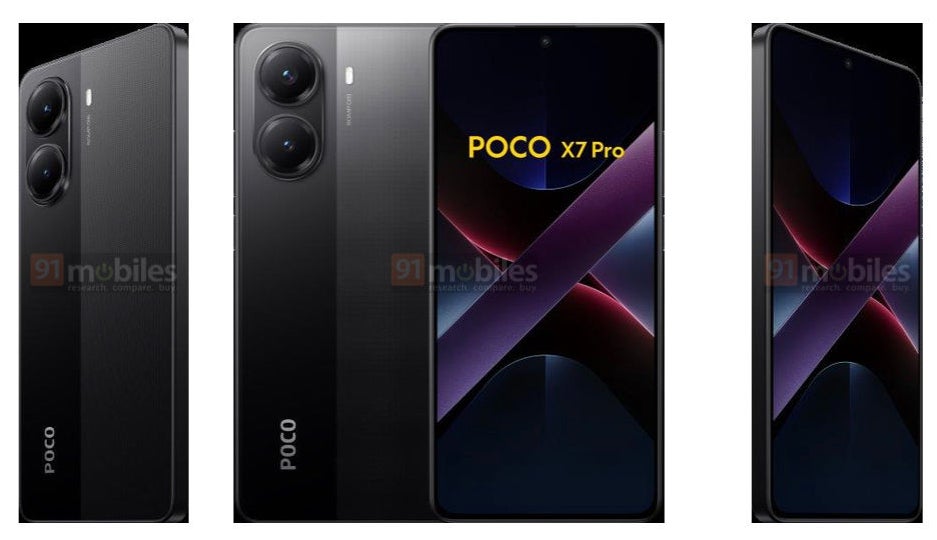 Check out these new Poco X7 and X7 Pro renders ahead of official launch