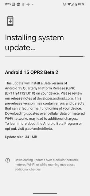 Google releases Android 15 QPR2 Beta 2.