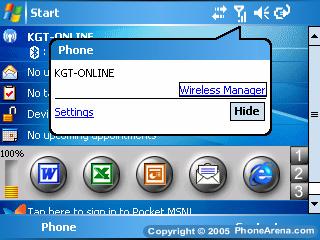 Inventec Mercury  GSM Pocket PC Phone with GPS, Wi-Fi and QWERTY