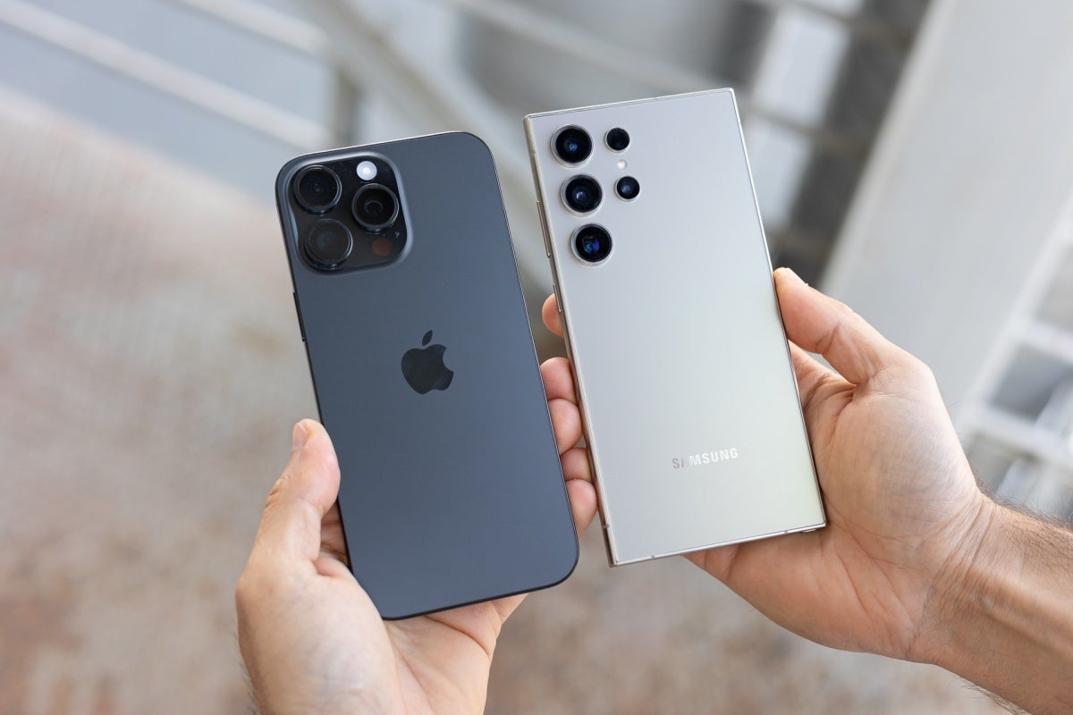 Apple iPhone 16 Pro Max and Samsung Galaxy S24 Ultra