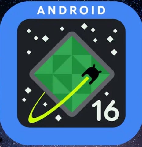 The Android 16 logo.