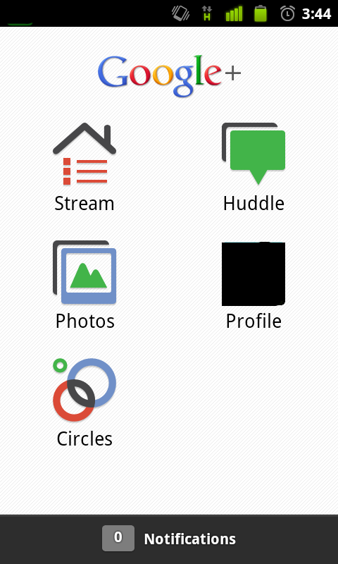 Google+ Android app in the Market
