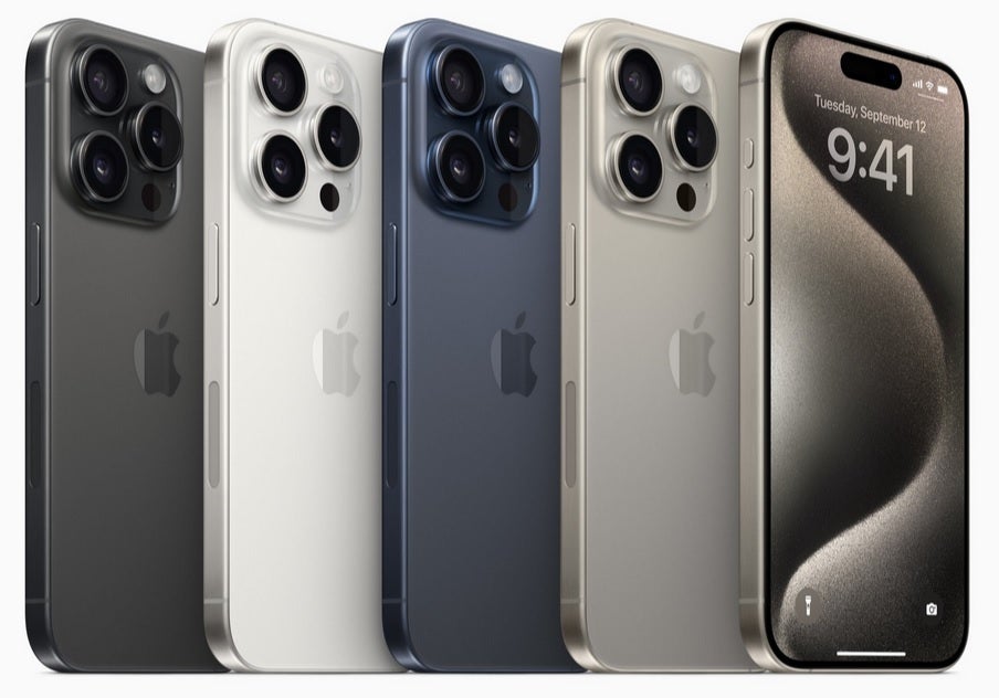 The iPhone 15 Pro and iPhone 15 Pro Max (pictured) were the first phones powered by a 3nm chipset. | Image credit-Apple - TSMC, Intel, Samsung Foundry ready to battle over the start of 2nm production next year