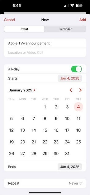 set a reminder in your Apple Calendar app for⁢ <a href=