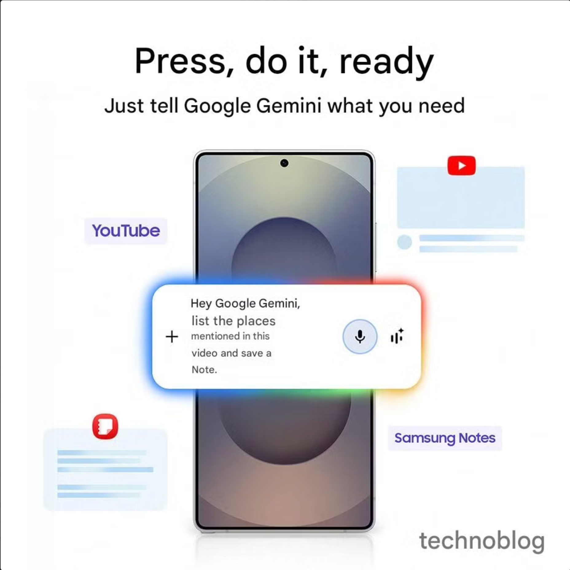 Leaked Galaxy AI and Google Gemini marketing materials. | Image Credit - Technoblog - Fresh Galaxy S25 AI leak shows Apple should take notes