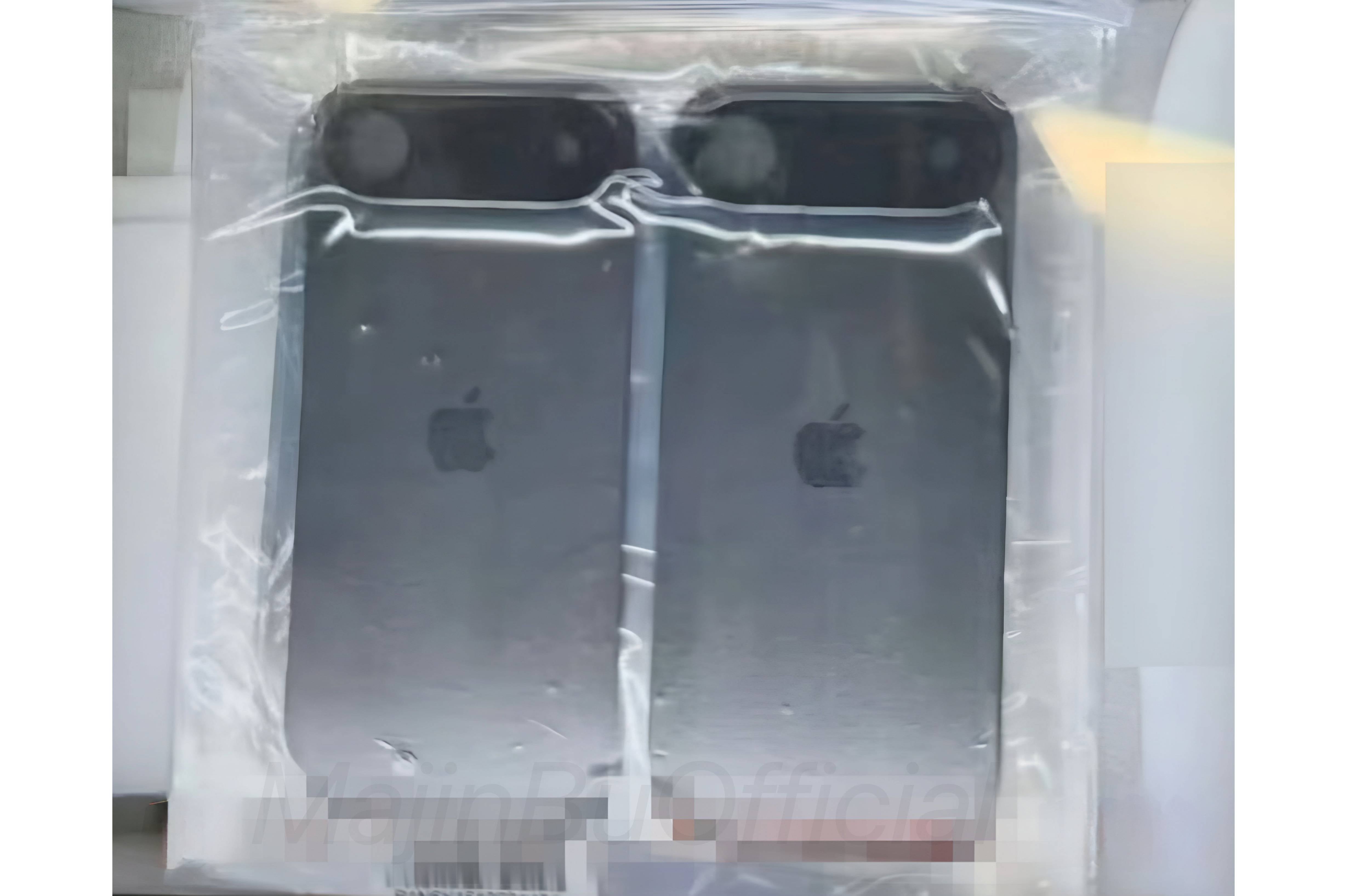 The iPhone 17 family may ditch the squarish camera bump for a horizontal bar. | Image Credit -&nbsp;Majin Bu - Alleged iPhone 17 units photographed with Pixel-style camera bar