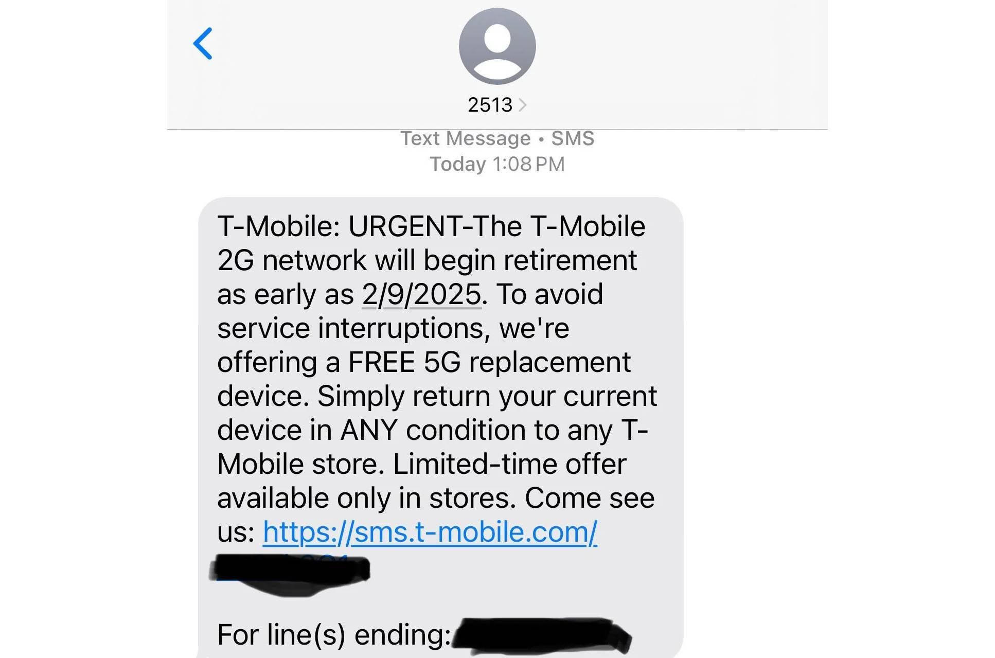 T-Mobile 2G shutdown