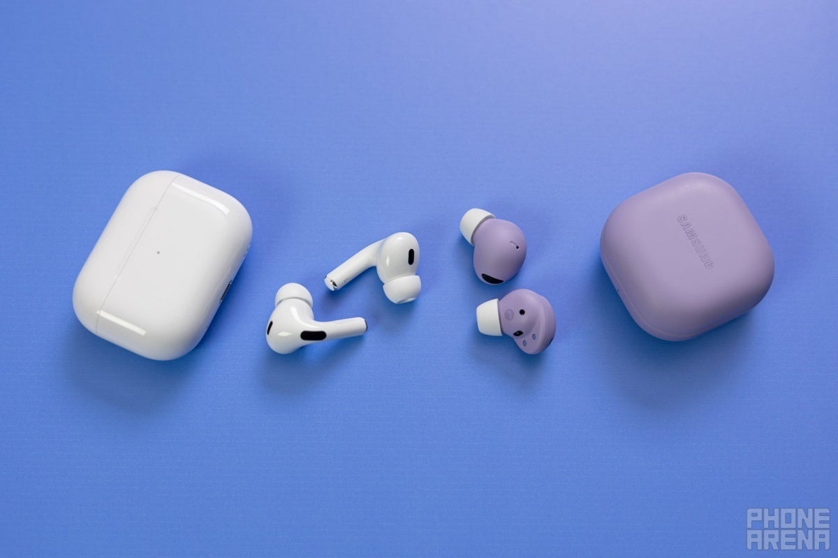 Apple AirPods Pro 2 and Samsung Galaxy Buds 2 Pro