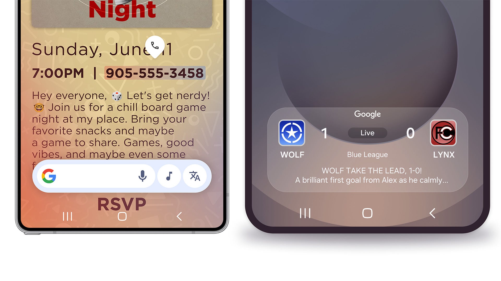 Circle to Search is now better than ever, while the Now Bar will deliver live activities on your lock screen (Image Credit-Google) - Samsung Galaxy S25 Plus and Galaxy S25 break cover: Better than ever but painfully familiar