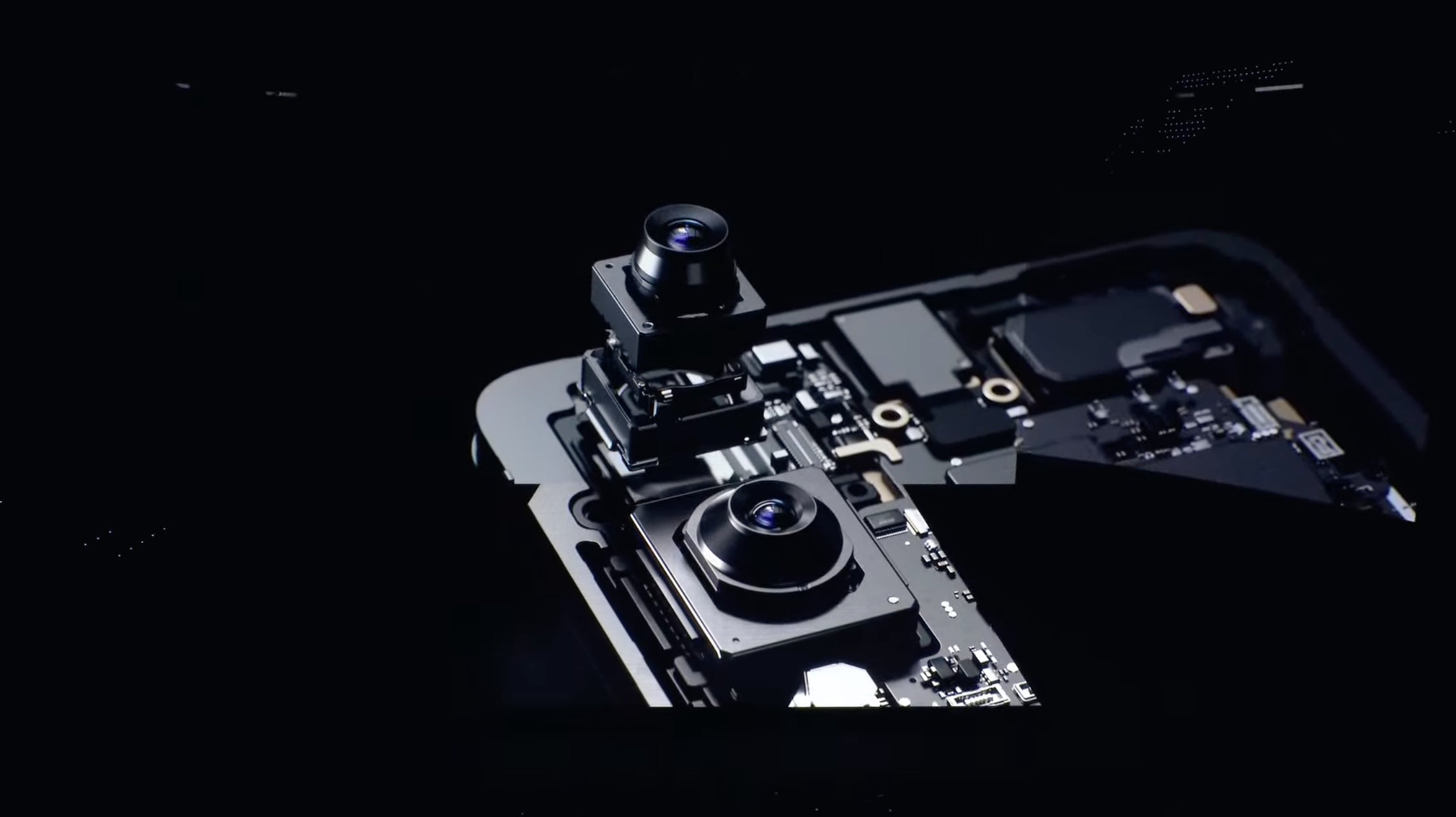 Part of the Samsung teaser, showing a closeup of the S25 Edge camera module