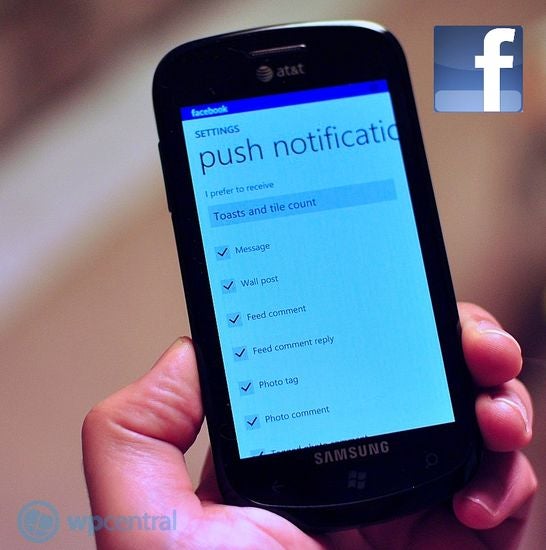 Facebook for Windows Phone gets push notifications in version 2.0, available now