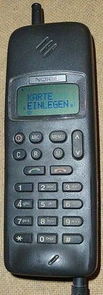 Nokia 1011 - the world's first mass-produced GSM cellphone - The first GSM call marks its 20th anniversary today