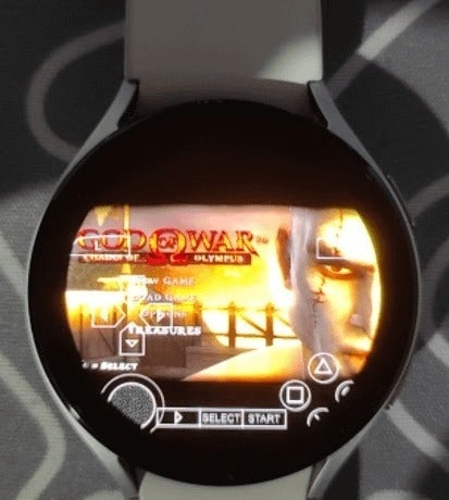 Images by ZenonDesingk. - Galaxy Watch 5 turns into a gaming machine with PSP emulation and Steam Link