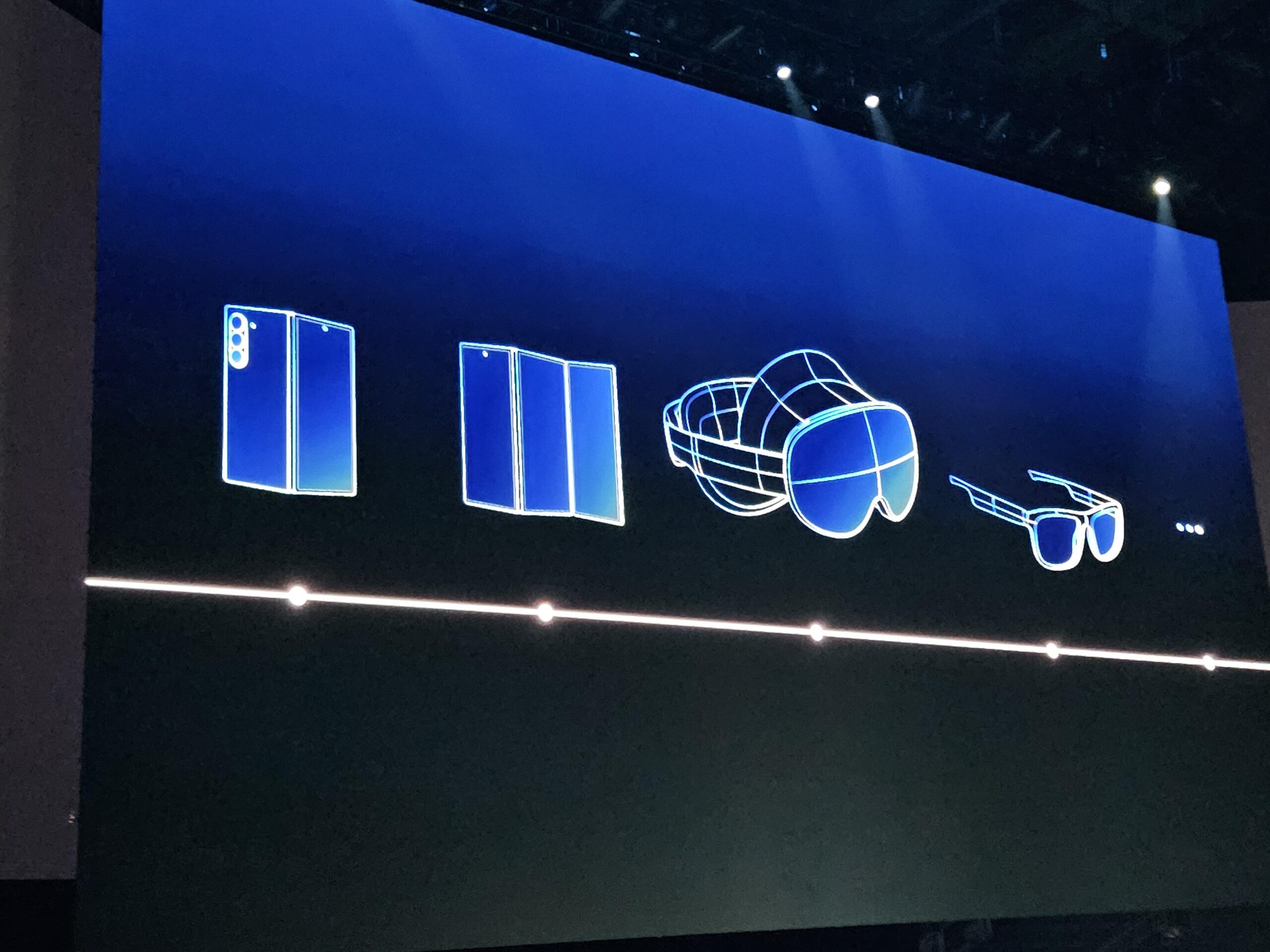 During last month&#039;s Unpacked event, the Galaxy G Fold was shown on a road map. | Image credit-SamMobile - Samsung&#039;s upcoming tri-fold device is expected to be given this name