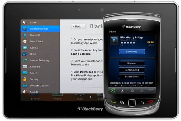 BlackBerry Bridge finally becomes a reality for AT&amp;T customers