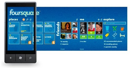 Foursquare app for Windows Phone 7 jumps to v2.0 with updated design &amp; new features