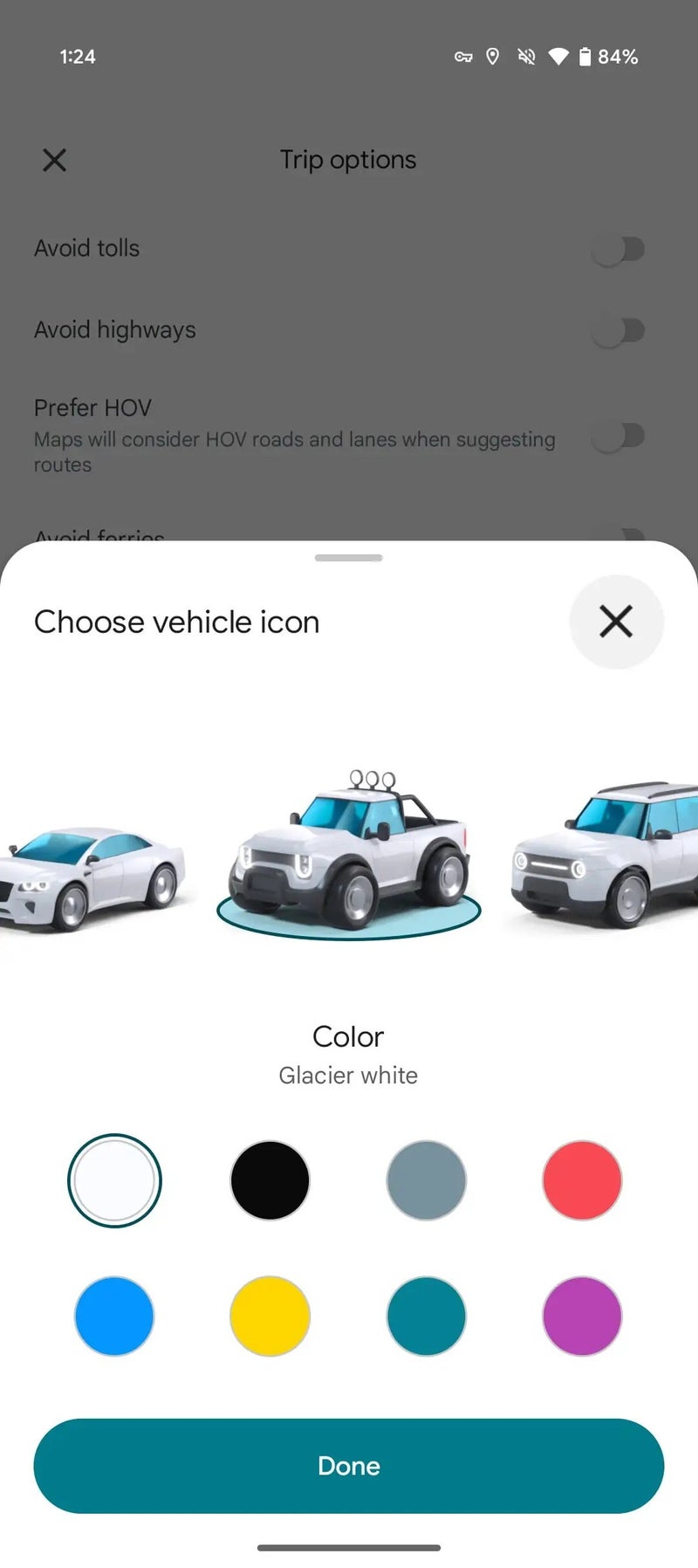 Android users, it’s your turn to get more car icon choices in Google Maps