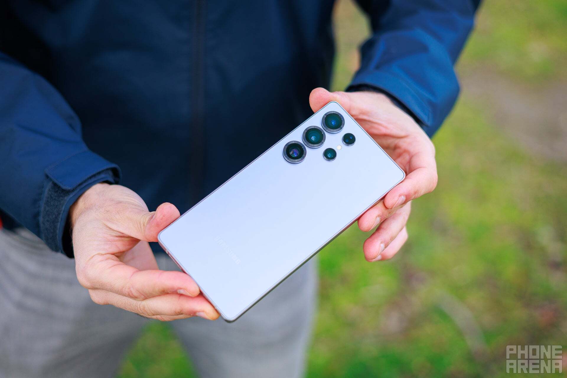 The Galaxy S25 Ultra in its full glory | Image by PhoneArena - Best Gaming Phones