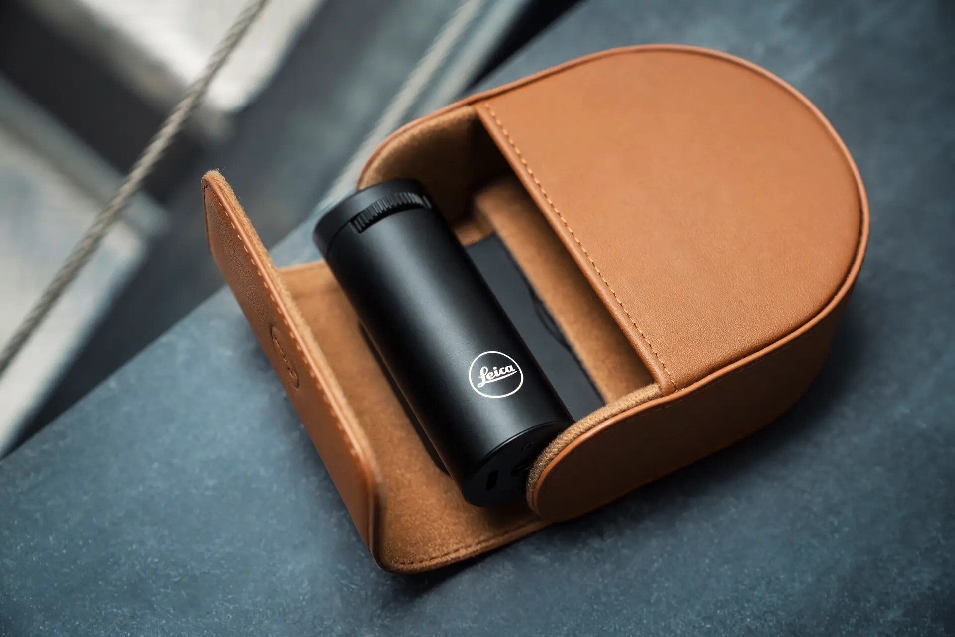 You can additionally get a stylish leather case for the Lux Grip. | Image credit – Leica - Leica’s new Lux grip will give your iPhone a pro camera feel, but it&#039;ll cost you