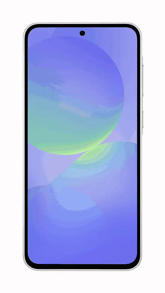 Render of the Galaxy A56 from the front. The bezels look the same as on the A35. | Image by Evan Blass - New Galaxy A36 renders solidify changes to the camera module and show four color options