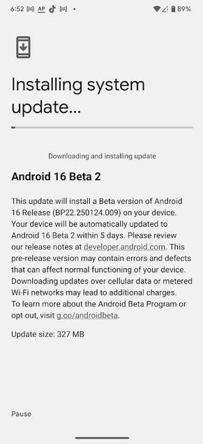 Android 16 Beta 2 is released.