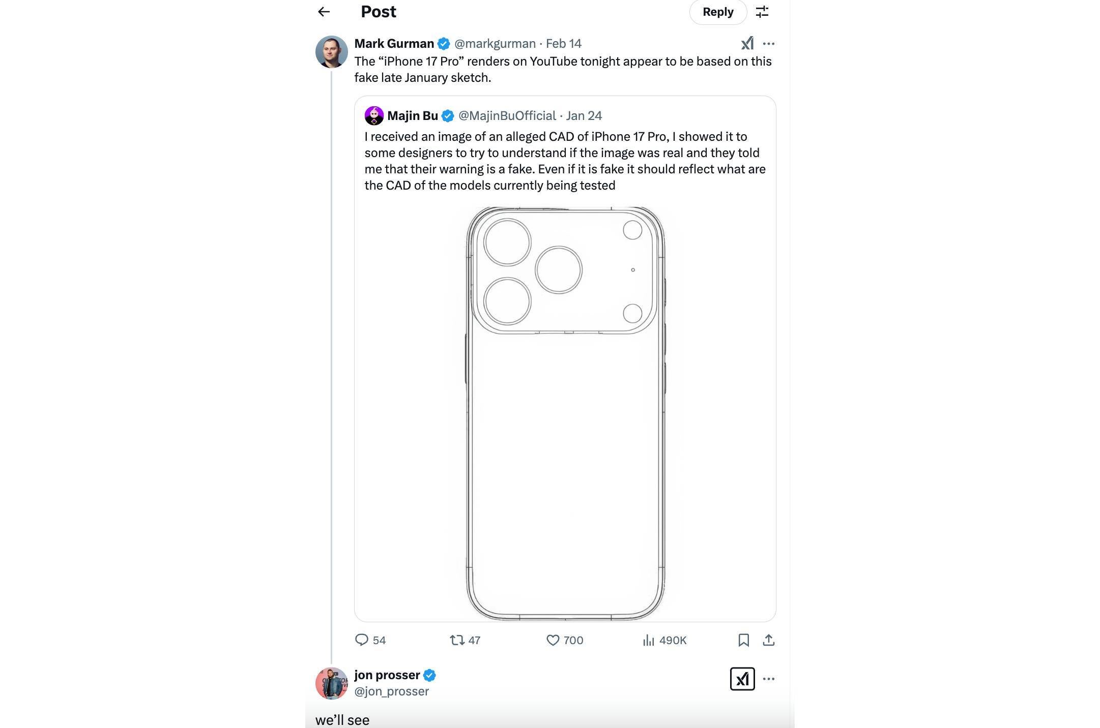 iphone 17 pro design