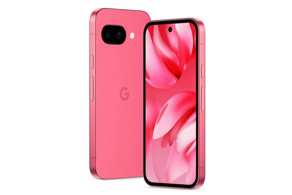 The upcoming Pixel 9a looks absolutely stunning in Peony, aka pink. | Image Credit -- WinFuture - The ultimate Google Pixel 9a leak reveals all of the key specs and European price points