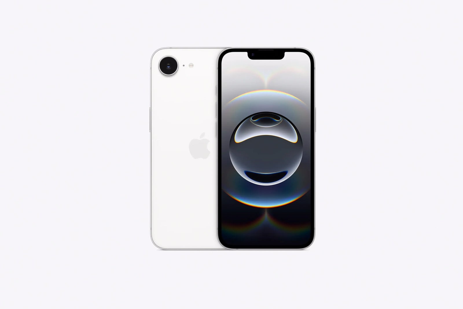 The iPhone 16e in White. | Image Credit - Apple - iPhone 16e colors: all the official hues