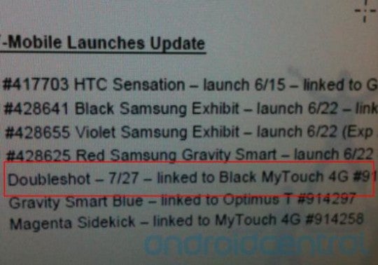 T-Mobile may be launching the myTouch 4G Slide on July 27
