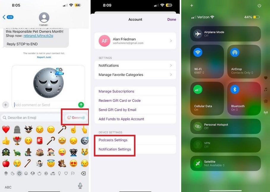 iOS 18.4 beta 1 adds something new for Genmoji, the Podcast app, and the Control Center. | Image credit-PhoneArena - Apple&#039;s iOS 18.4 beta 1 arrives and includes a new drawing style for Image Playground