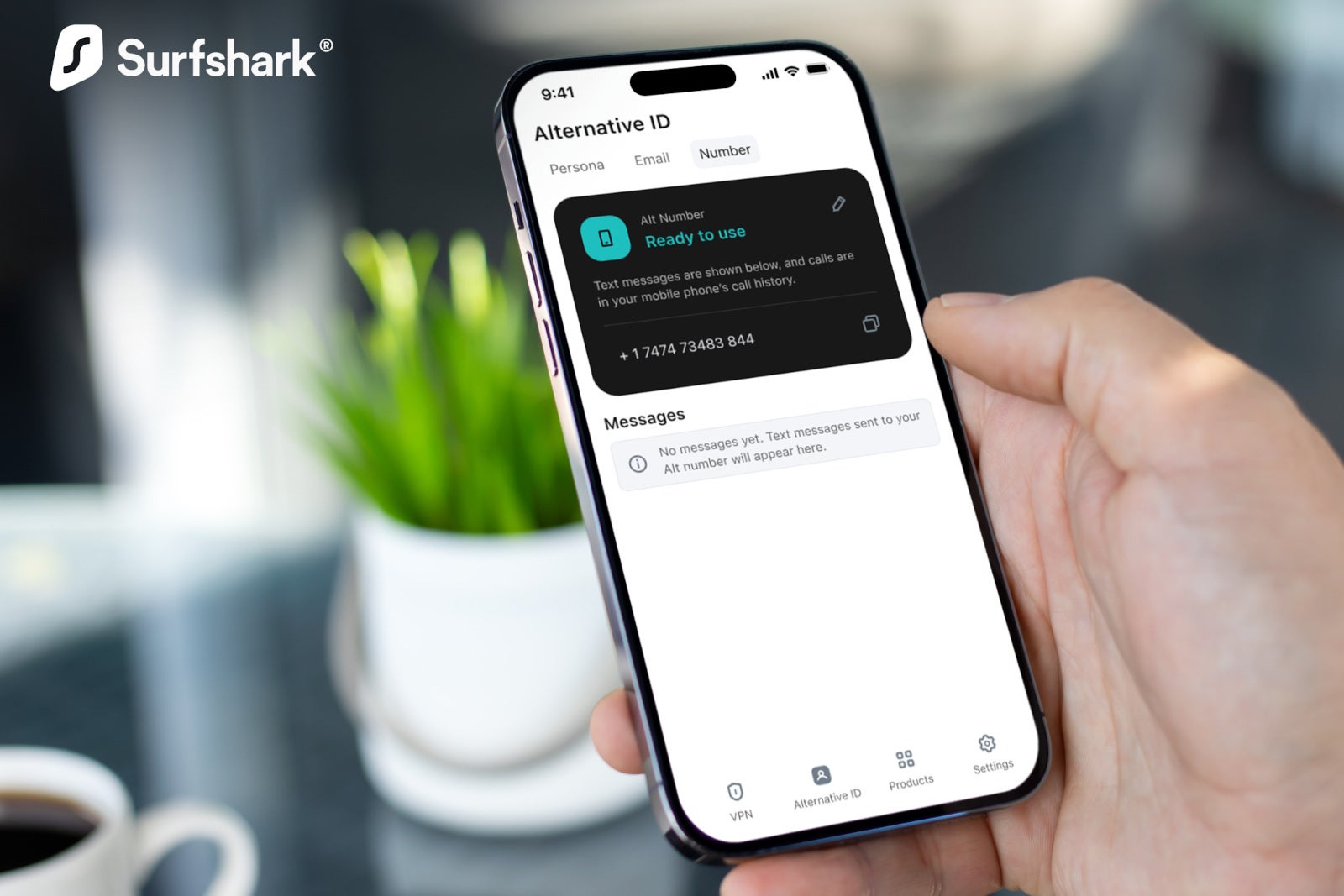 Virtual phone number — safe, easy to get, easy to use with Surfshark