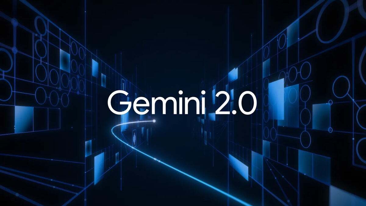 The Gemini 2.0 logo on a dark background.