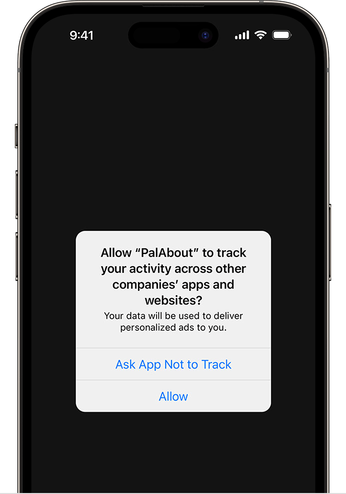 A screenshot of an iPhone screen with a pop-up on it. 