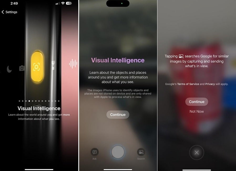 Visual Intelligence is now on iOS 18.4 beta 2 for iPhone 15 Pro and Pro Max.