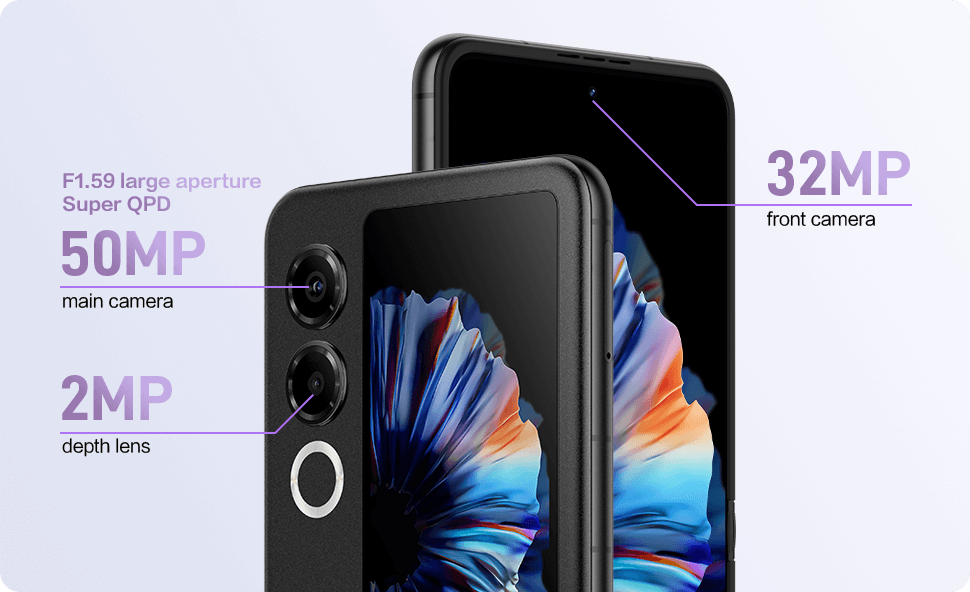 The Flip 2 has dual camera setup. | Image credit – Nubia - This foldable phone goes global and it makes the Galaxy Z Flip 6 look like a luxury tax