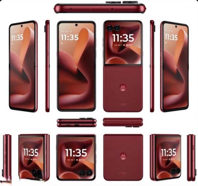 Renders of the Motorola 60 Ultra from Hall-of-Fame leaker Evan Blass. | Image credit-Evan Blass - Motorola Razr 60 Ultra could feature faster wired charging