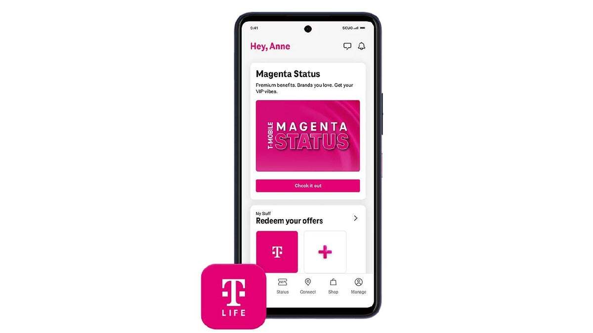 T-Life app comes to the rescue. | Image credit – T-Mobile - Robbery at T-Mobile sparks action-movie-style car chase, dozens of cops respond