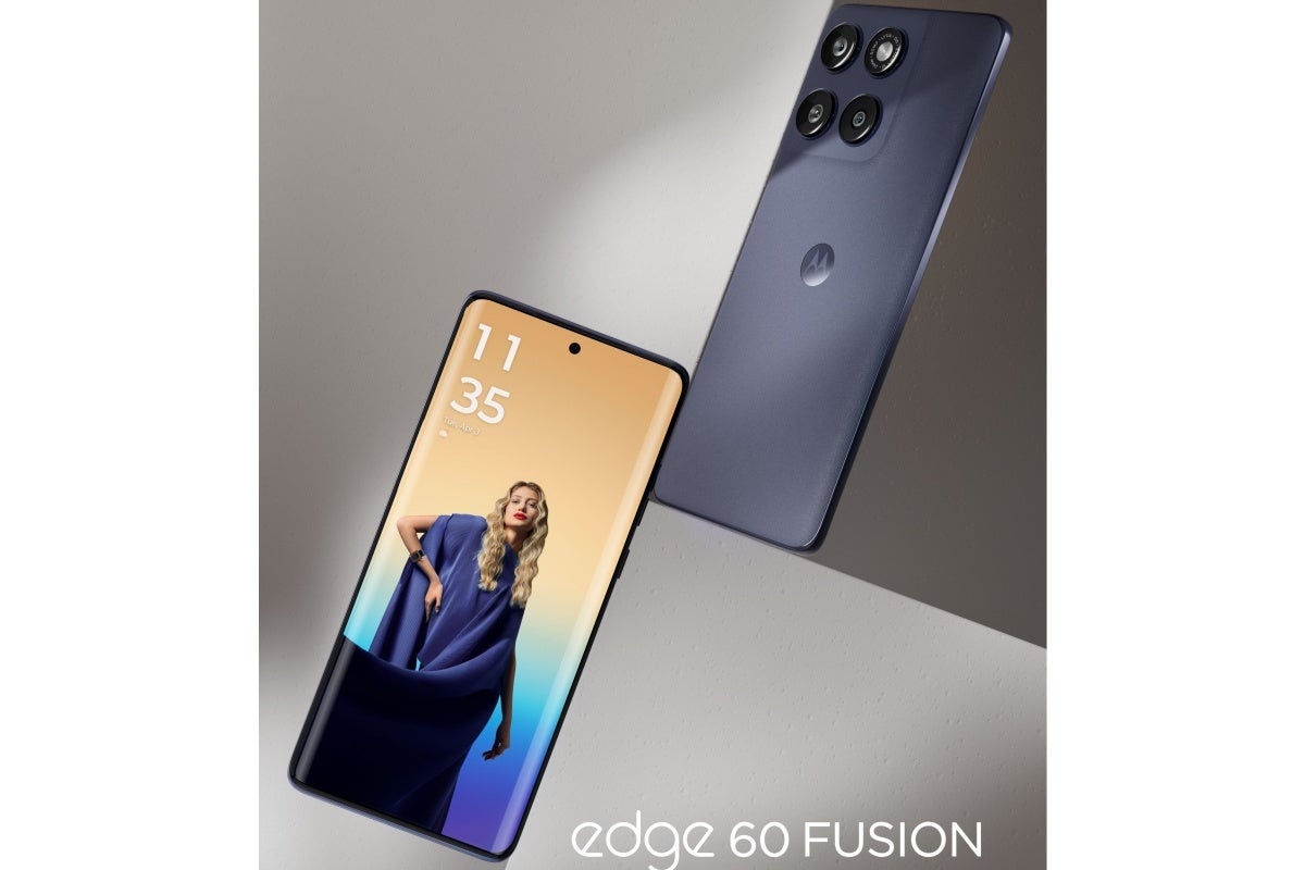 The unreleased Edge 60 Fusion looks stunning in this leaked picture. | Image Credit -- Evan Blass on X - Motorola&#039;s gorgeous Edge 60 Fusion mid-ranger gets a few key specs and a launch date leaked