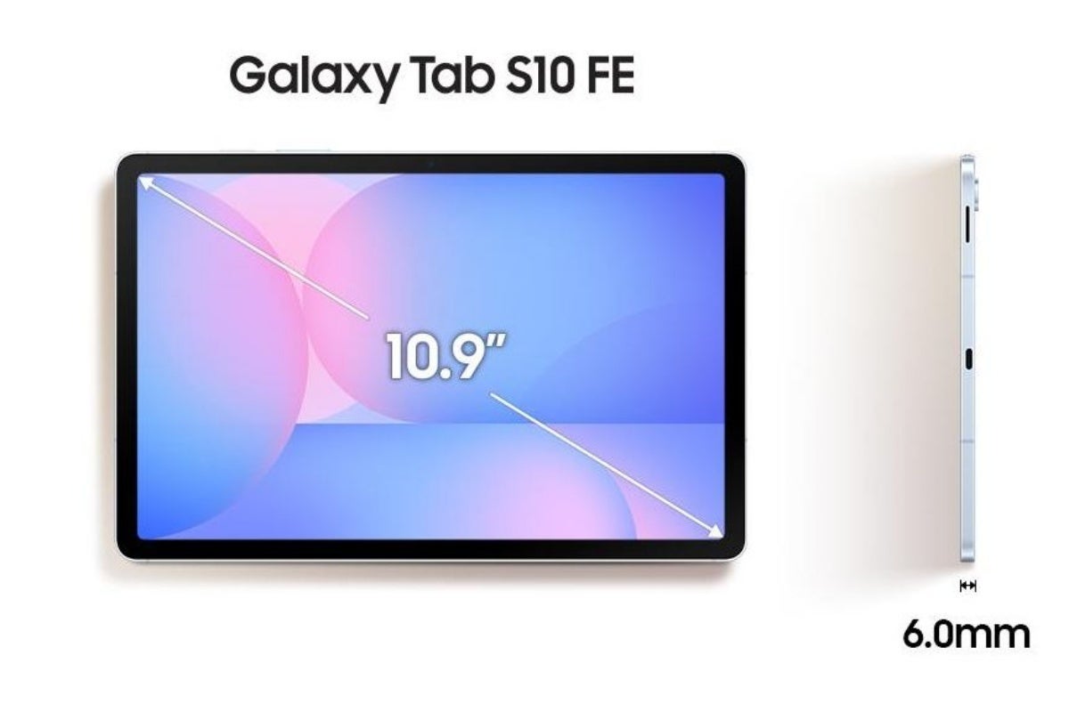 Leaked Samsung Galaxy Tab S10 FE image