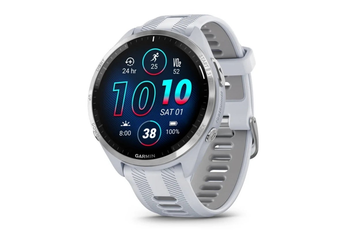 The Forerunner 965 is expected to get a mystery sequel soon. | Image Credit -- Garmin - Garmin&#039;s next big &#039;mainstream&#039; smartwatch is apparently right around the corner