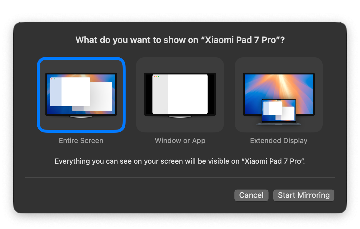 macOS has no issues extending to a Xiaomi tablet - This Android device just did the impossible for Mac users