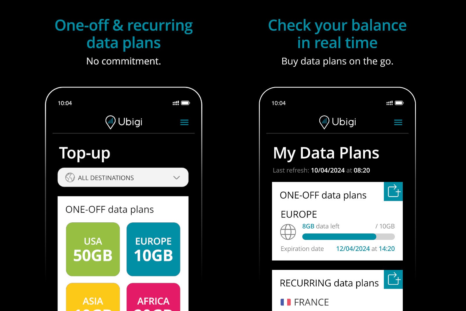 Get affordable mobile data when traveling abroad with a Ubigi eSIM