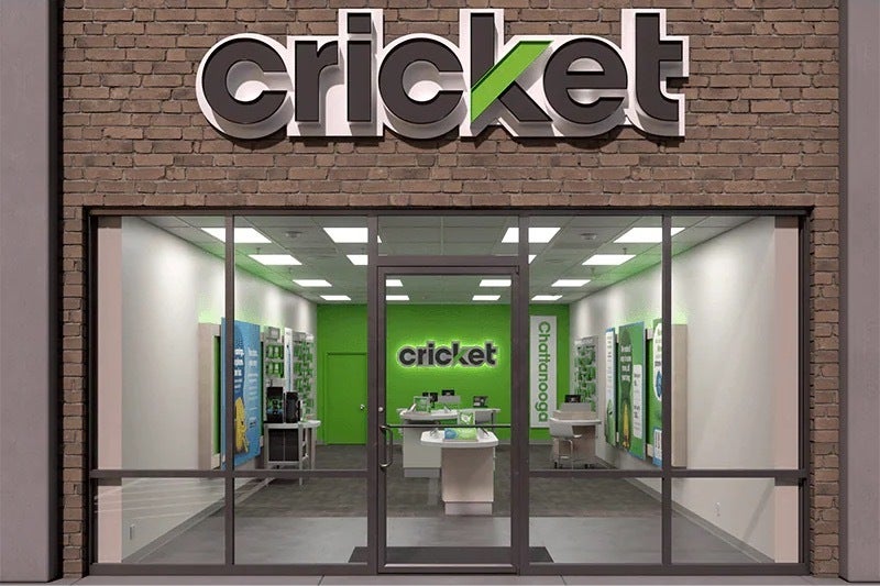 Cricket carrier store. | Image credit — Cricket - This prepaid carrier just made it easier to pay your phone bill with old tech