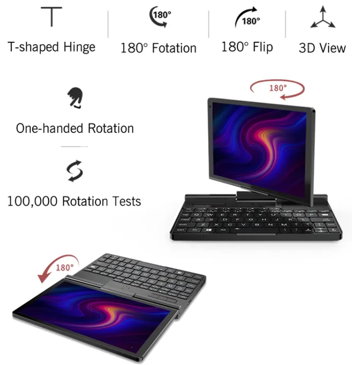 Image source – Indiegogo - The truly pocketable GPD Pocket 3 mini-laptop enjoys a CPU boost