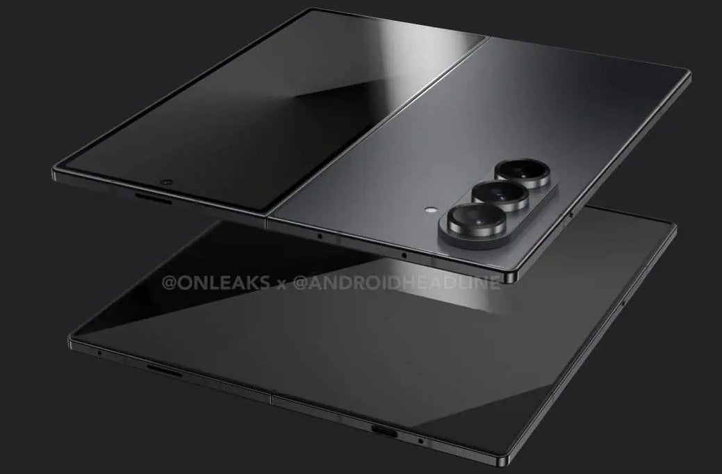 Samsung Galaxy Z Fold 7 CAD render