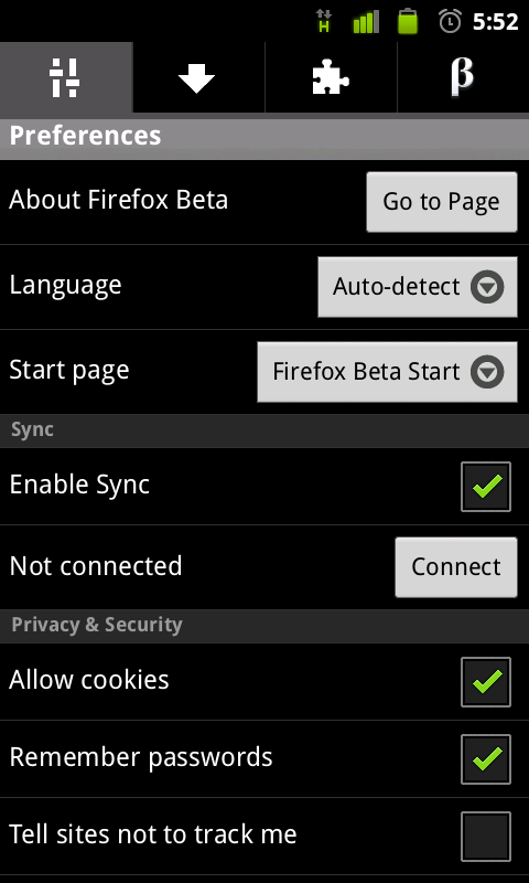 Firefox 6 Beta lands in the Android Market